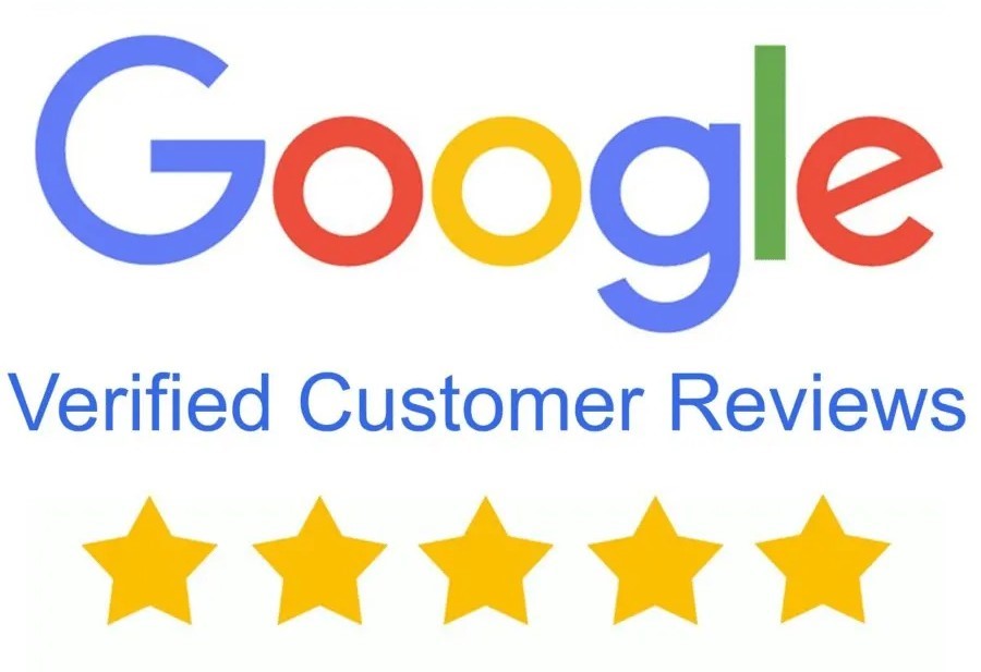 Google reviews – verified customer ratings