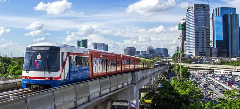 SKYTRAIN IN BANGKOK