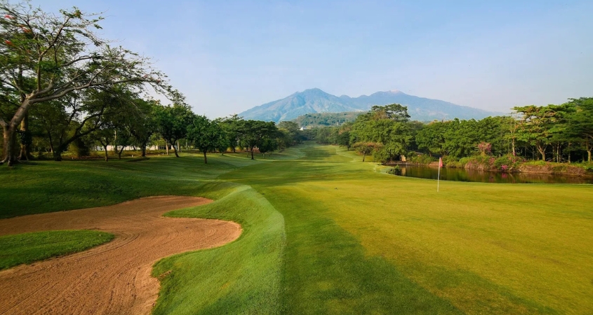 Championship golf course with lakes, Jakarta Indonesia Championship golf course with lakes, Jakarta Indonesia